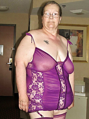 Lovely sexy older  mom lingerie