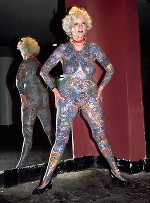 Best pics of  hot tattoo old women