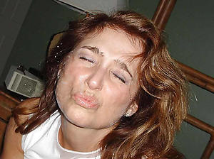 Amateur pics be expeditious for mature cumshot facial