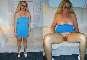 Astounding mature dressed undressed pictures