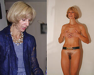 Amateur hot in advance and after mature