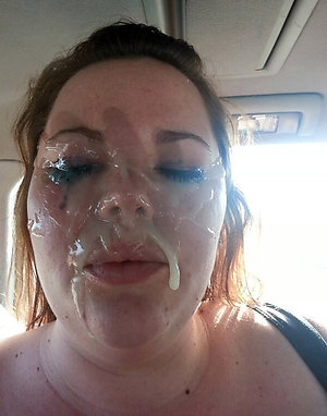 Slutty old granny cumshots