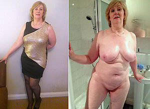 Gorgeous ladies dressed and undressed