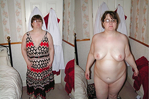 Beautiful hot before and after mature