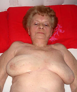 Photos from despondent naked grannies